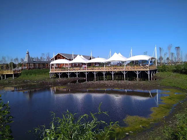 膜結構遮陽罩棚 膜結構遮陽罩棚