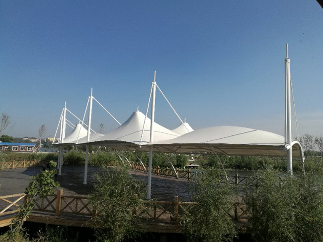 膜結構遮陽罩棚 膜結構遮陽罩棚