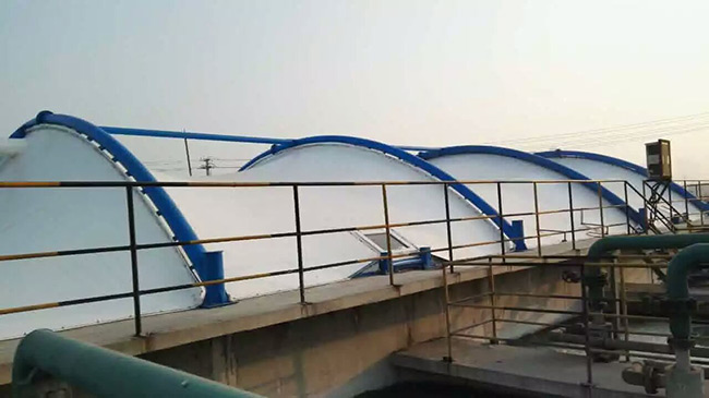 膜結(jié)構(gòu)污水池加蓋 膜結(jié)構(gòu)污水池加蓋