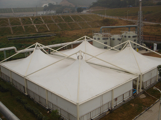 膜結(jié)構(gòu)污水池加蓋 膜結(jié)構(gòu)污水池加蓋