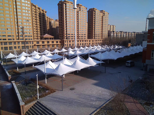 膜結(jié)構(gòu)車棚充電樁