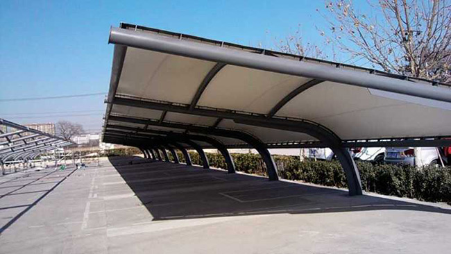 膜結(jié)構(gòu)車棚充電樁