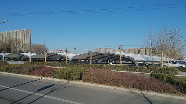 膜結(jié)構(gòu)車棚充電樁