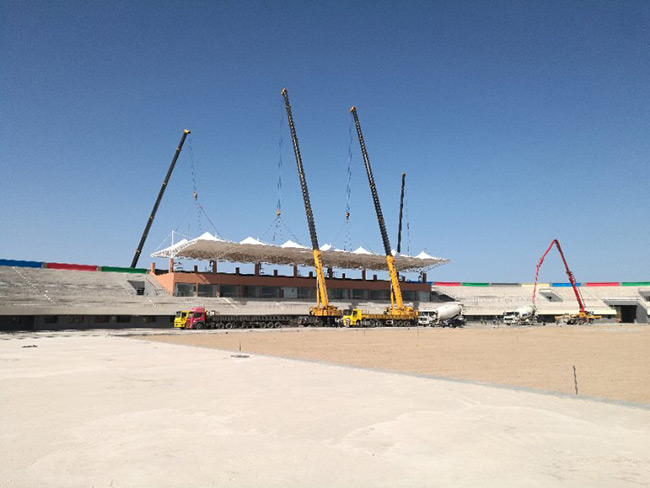 張拉膜主席臺 張拉膜主席臺