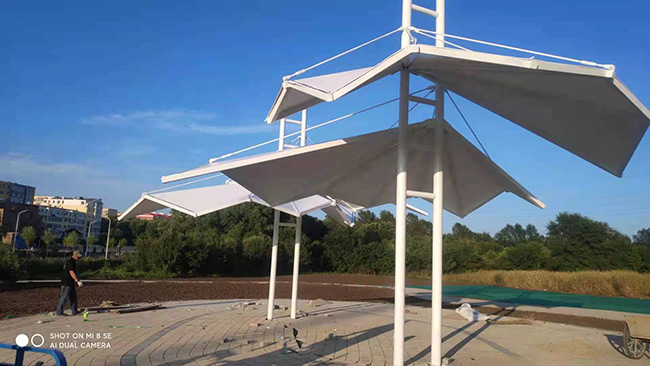 張拉膜折傘 張拉膜折傘